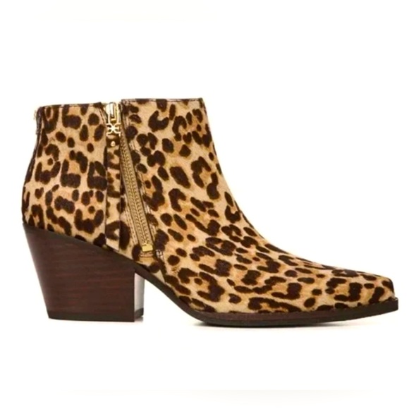 Sam Edelman Genuine Calf Hair Leopard Ankle
Bootie, NWOT Women's size 8 - Picture 2 of 6